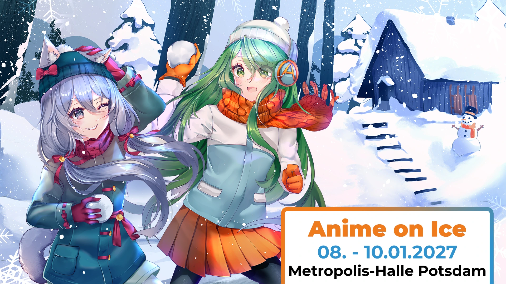 Anime on Ice 2027 - Save the Date Artwork